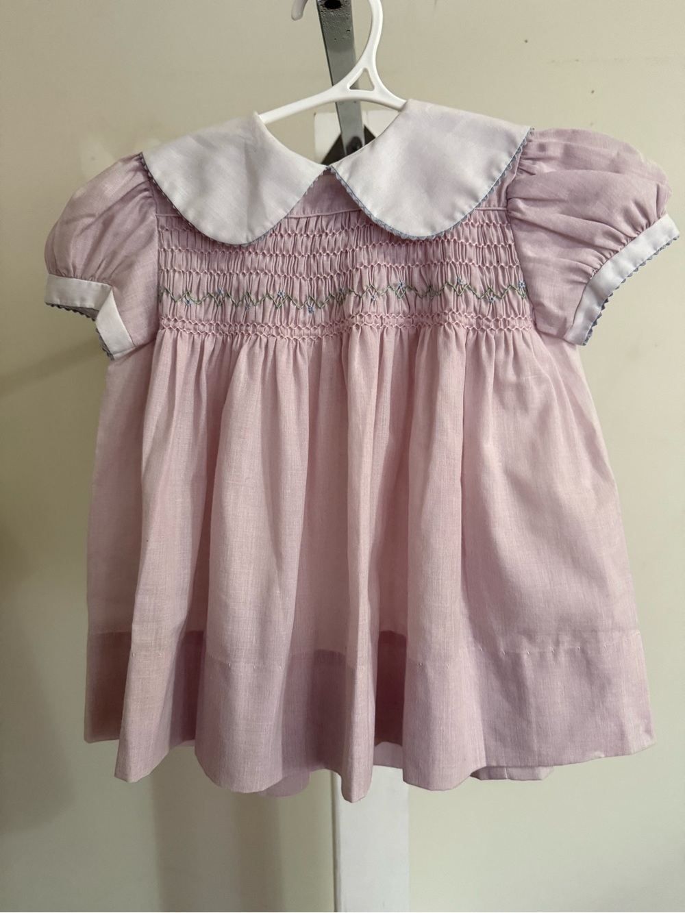 Vintage Polly Flinders Hand Smocked Dress